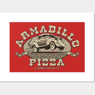 Armadillo Pizza 1988 Posters and Art